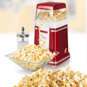 Heißluft Popcornmaschine für Kalorien armes Popcorn inkl 500g Popcornmais 
